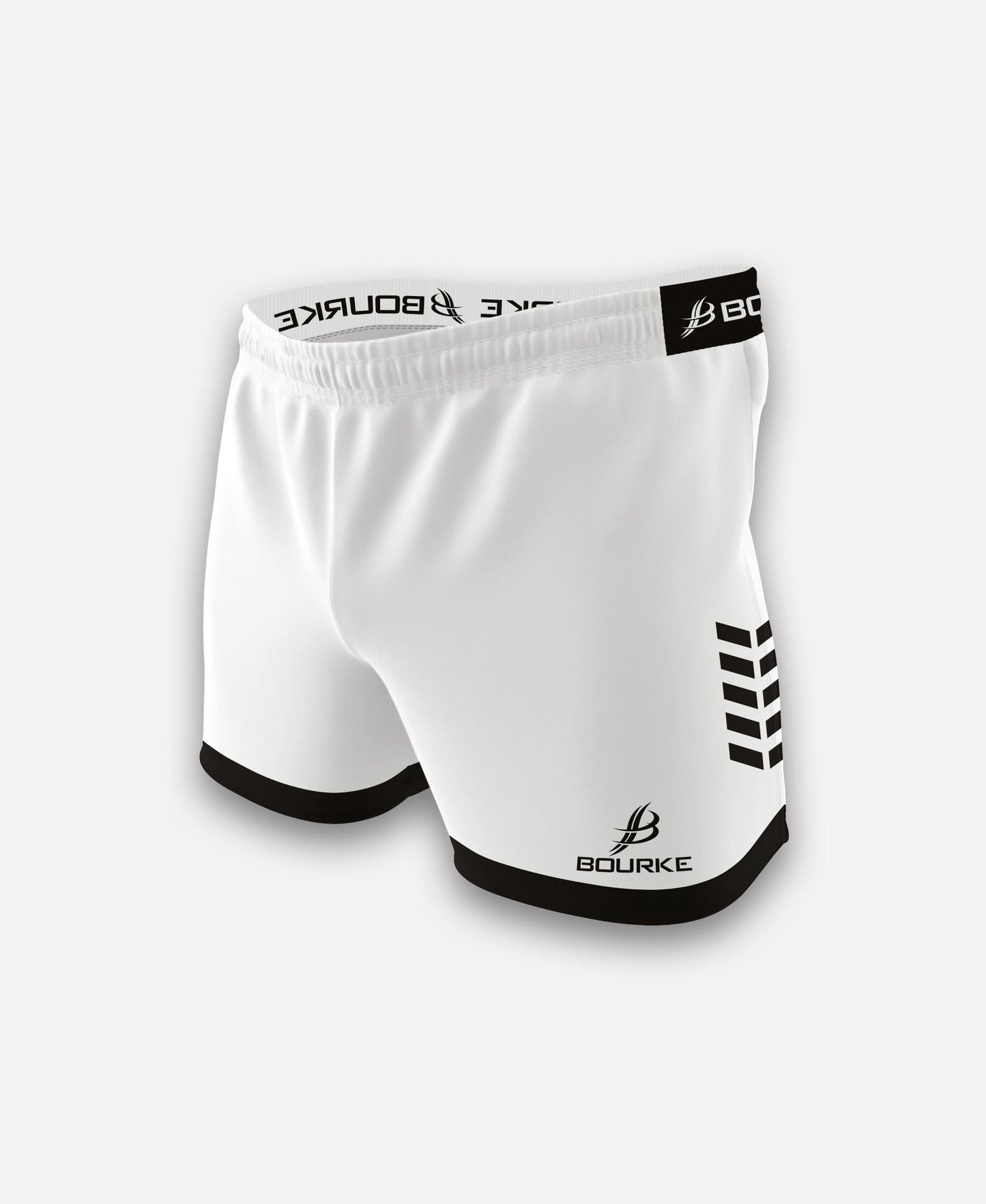 Flex Chevron Kids Shorts (White/Black/White)