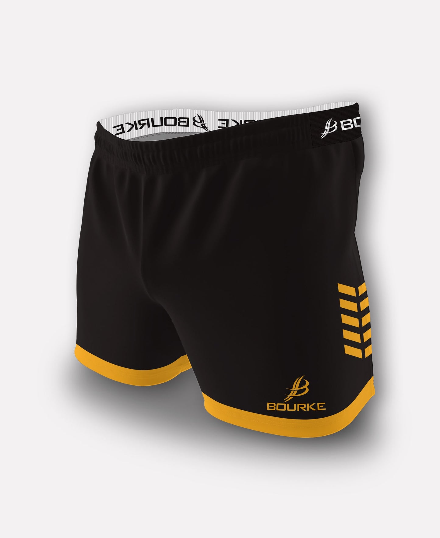 Flex Chevron Adult Shorts (Black/Amber)