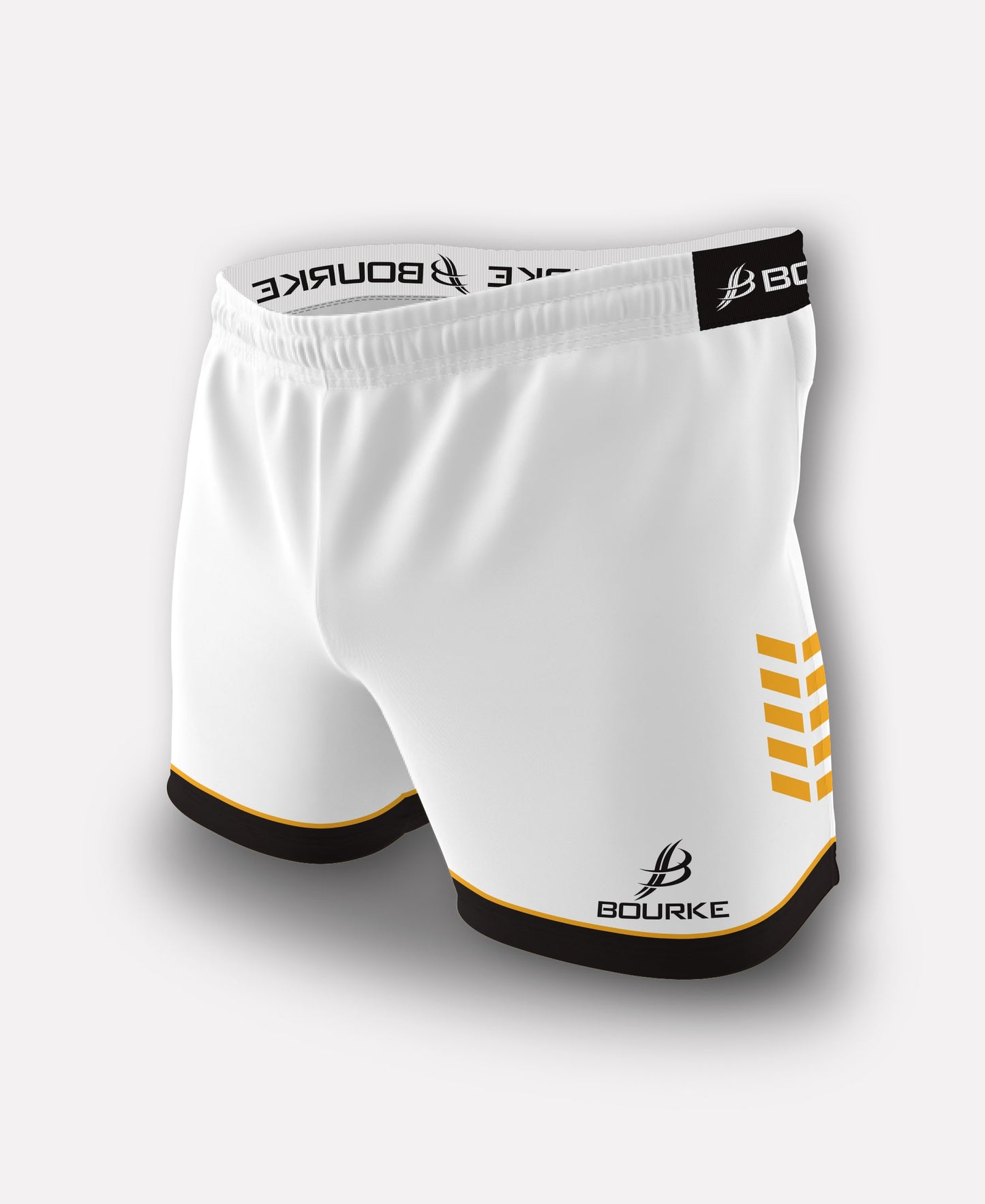 Flex Chevron Adult Shorts (White/Black/Amber)