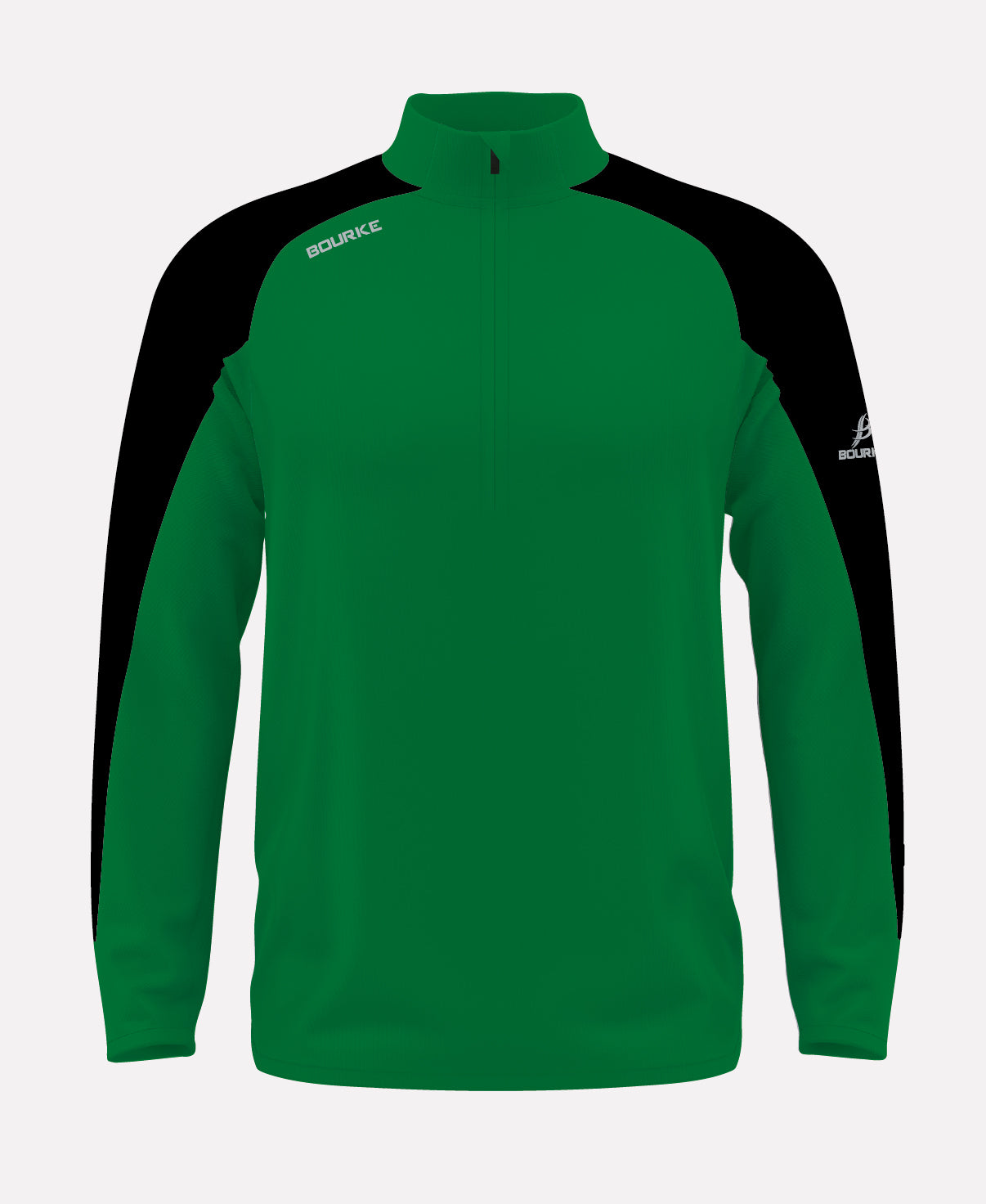 FORTIS Kids Half Zip (Green/Black)