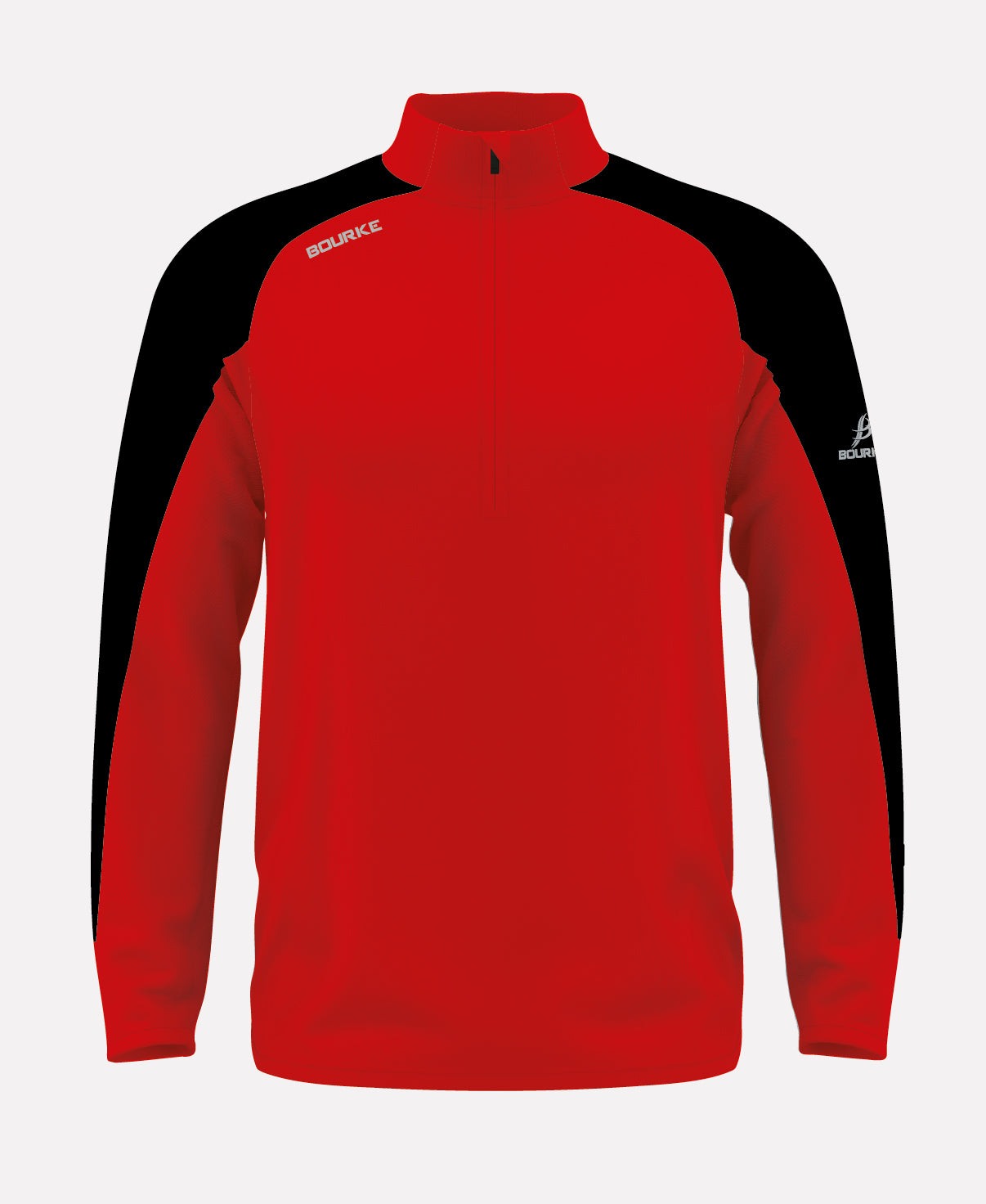 FORTIS Kids Half Zip (Black/Red)