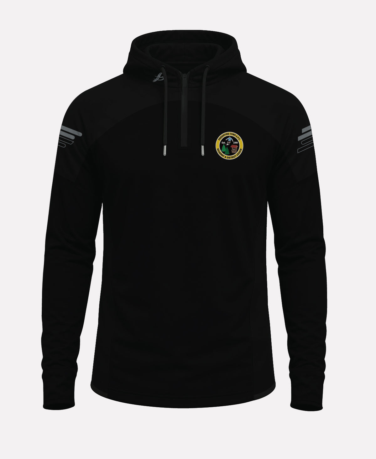 Freshford Town FC SORA Half Zip Hoodie (Black)