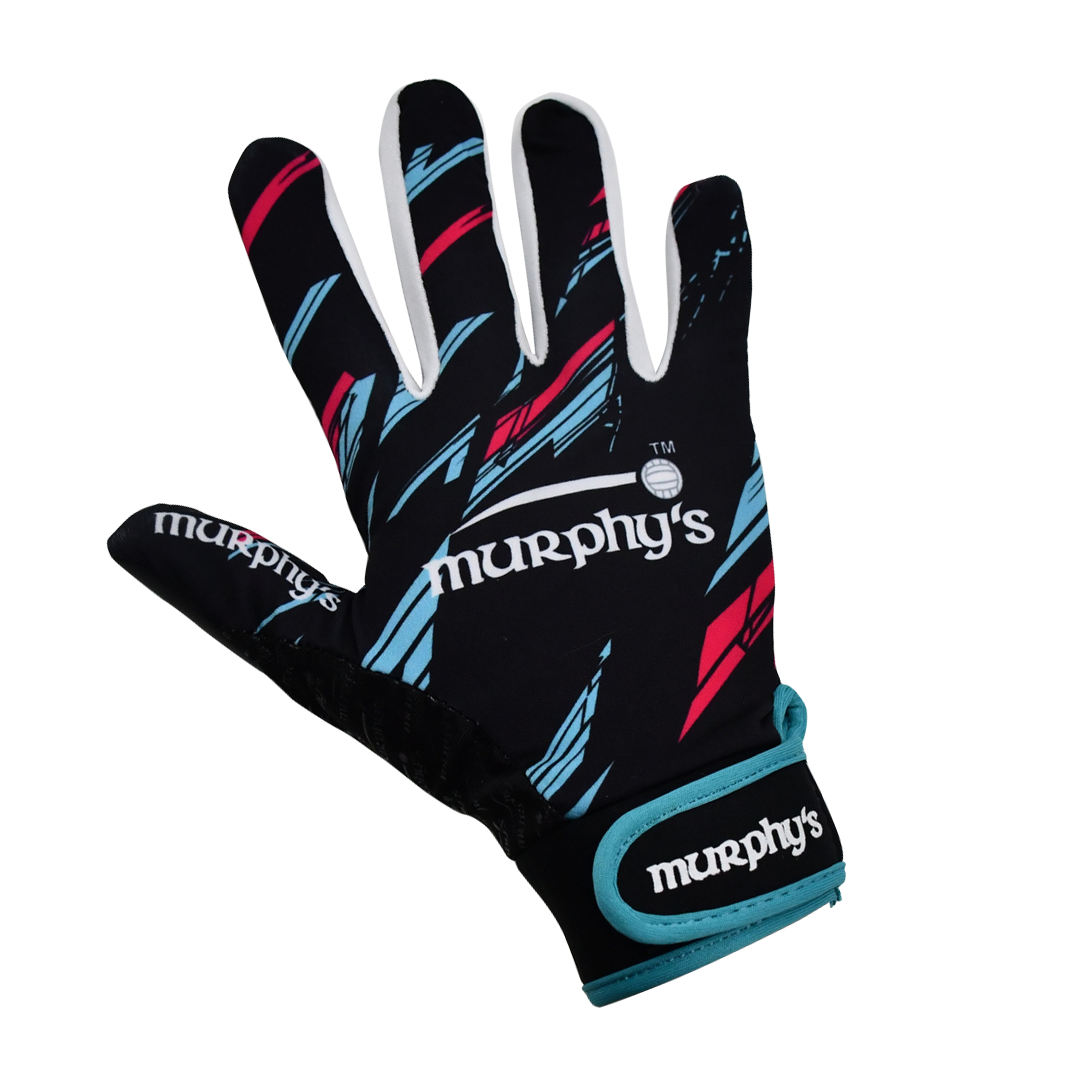 Murphys Gaelic Gloves Adults (Black/Blue/Pink)
