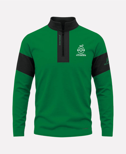 G&S Ultimate Fitness TEASRA Half Zip (Black/Green)