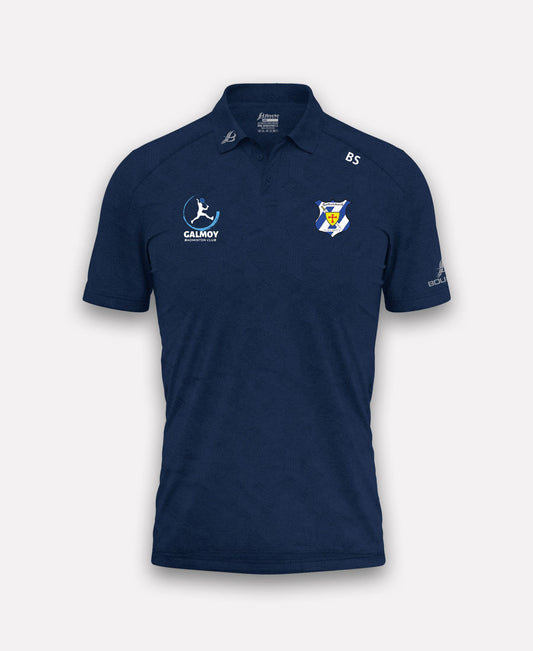 Galmoy Badminton BARR Polo Shirt (Navy)