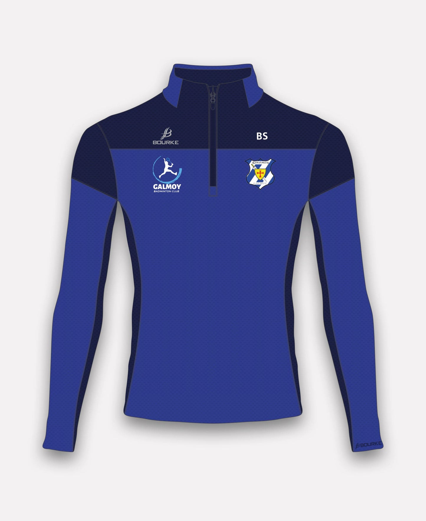 Galmoy Badminton TACA Half Zip (Navy/Blue)