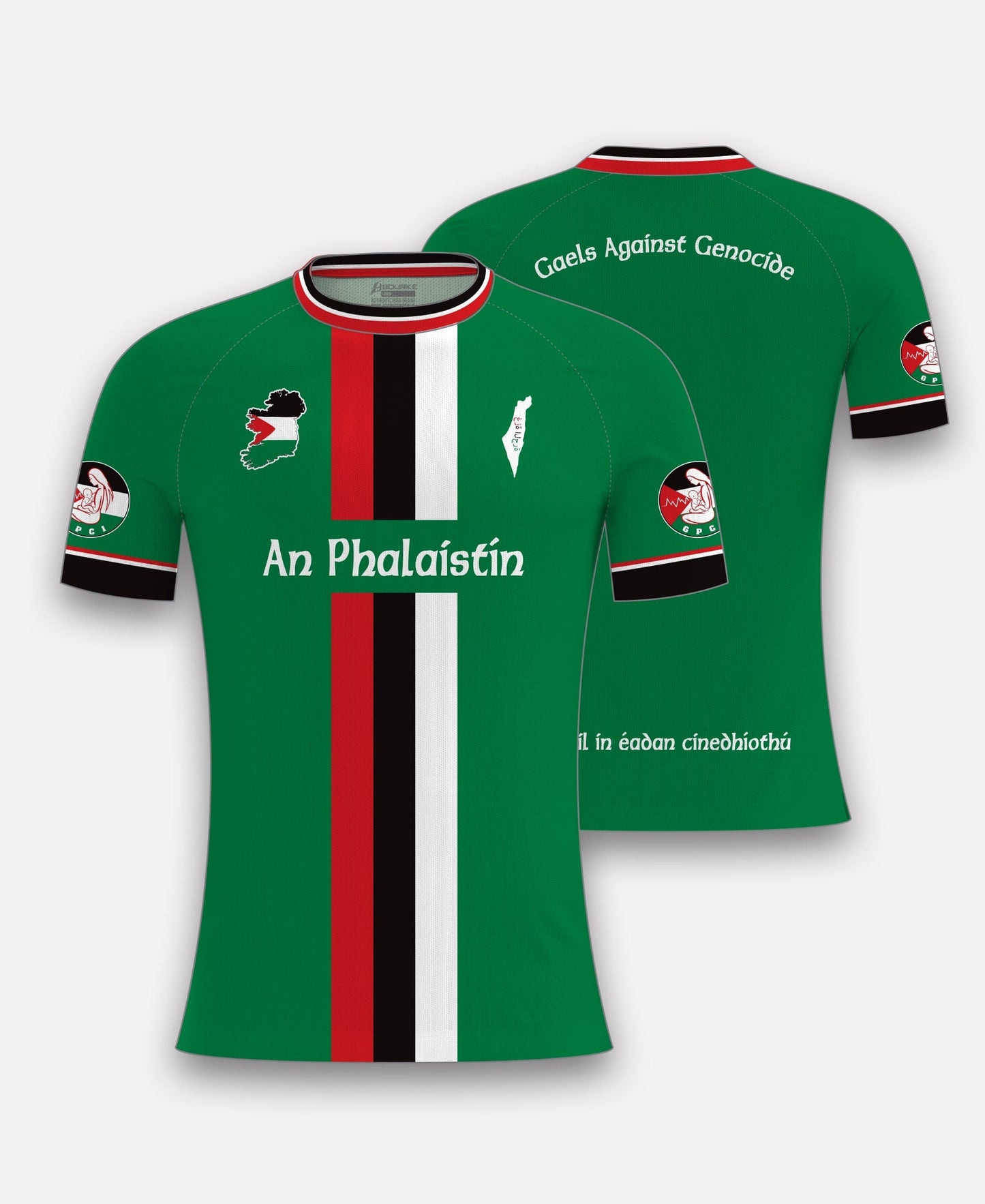 Hurling For Gaza Jersey (Green)