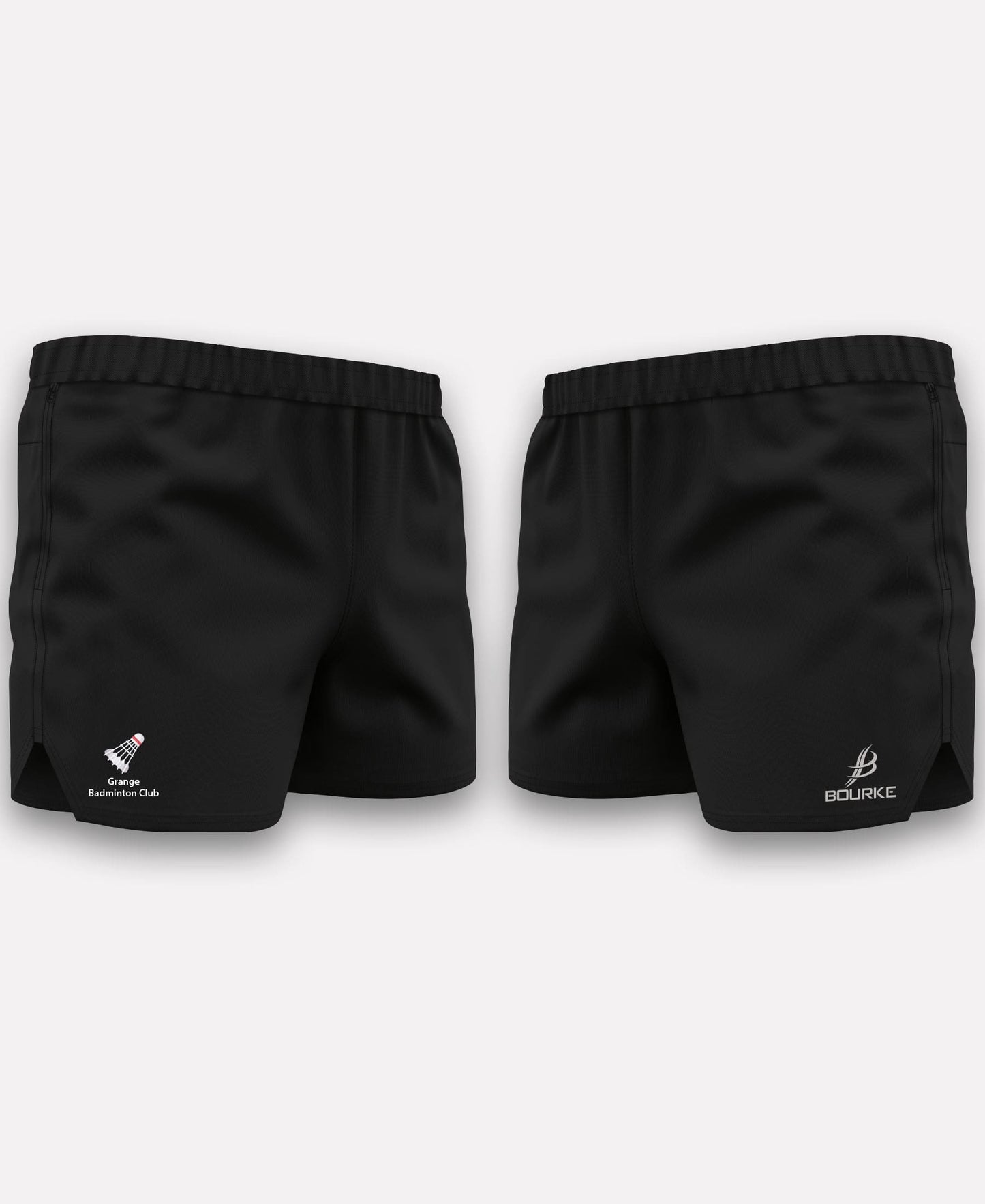 Grange Badminton BARR Gym Shorts (Black)