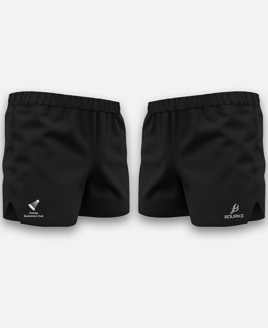 Grange Badminton BARR Gym Shorts (Black)