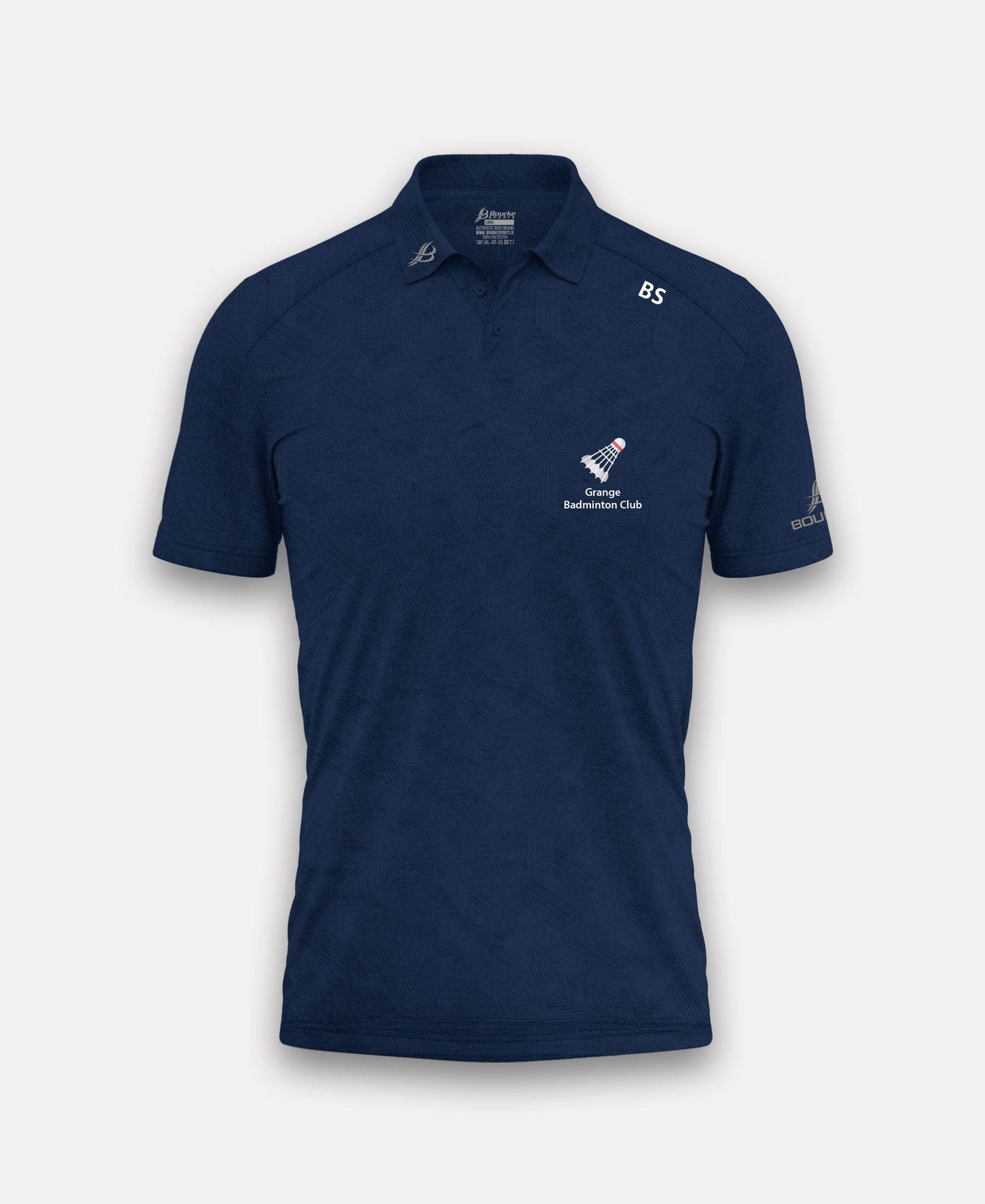 Grange Badminton BARR Polo Shirt (Navy)