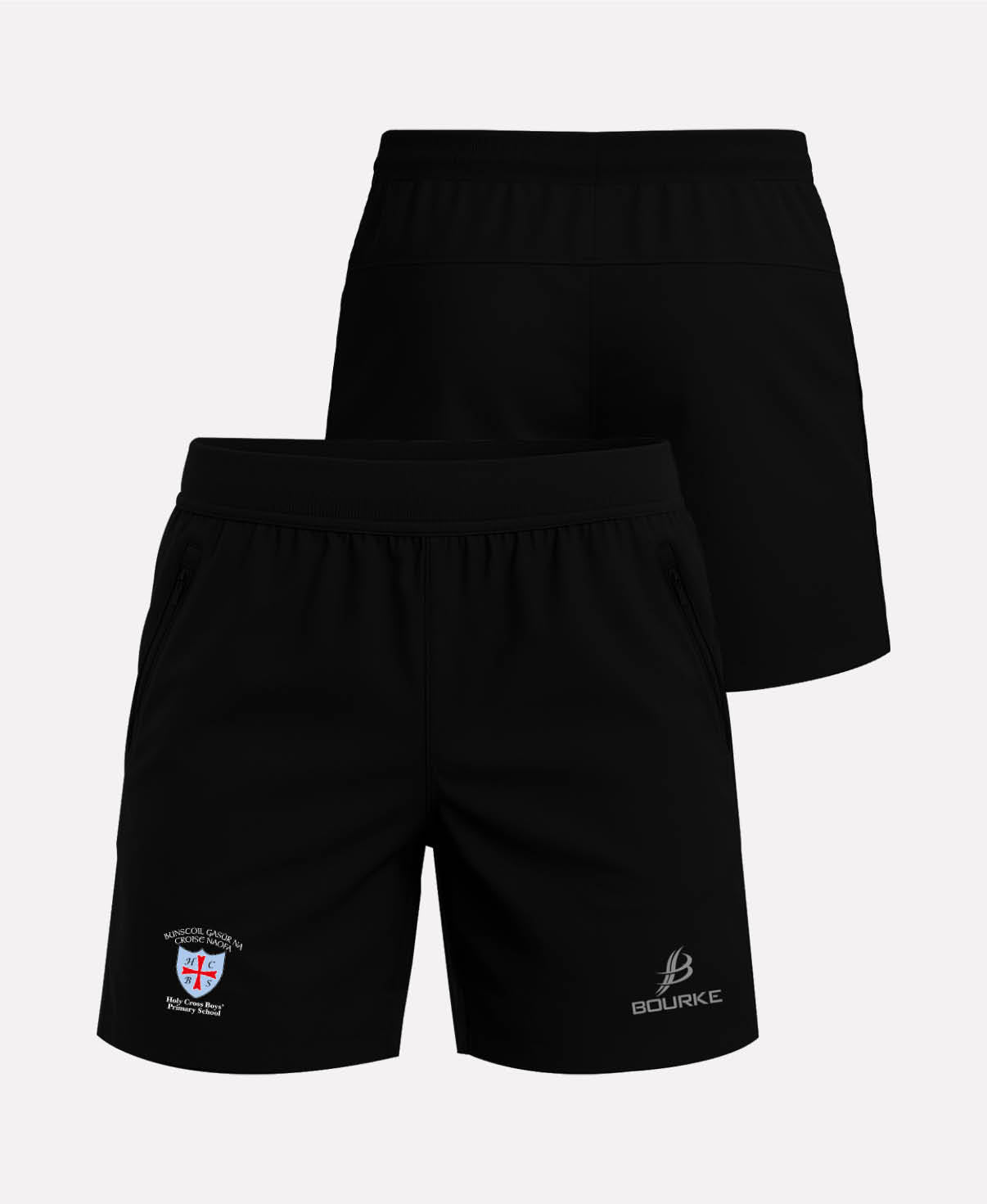 Holy Cross Boys PS FORTIS Gym Shorts (Black)