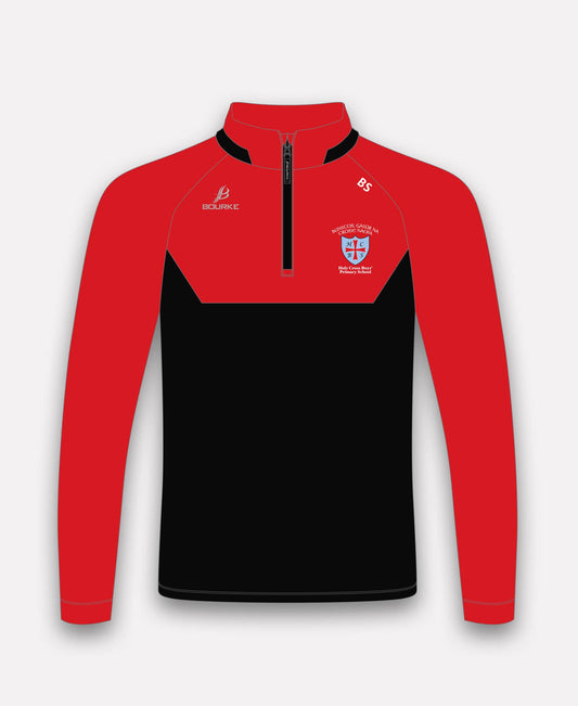 Holy Cross Boys PS BARR Half Zip (Black/Red)