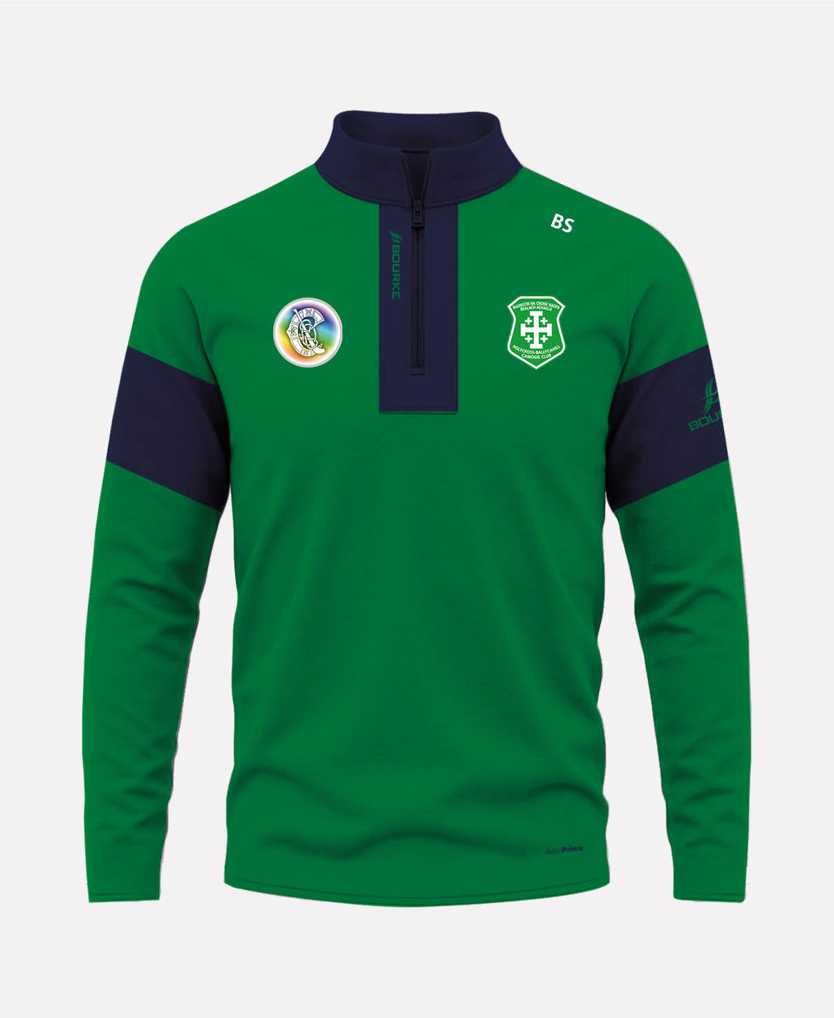 Holycross Ballycahill Camogie TEASRA Half Zip (Navy/Green)