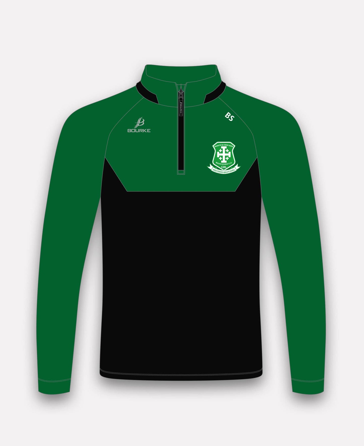 Holycross Ballycahill GAA BARR Half Zip (Black/Green)