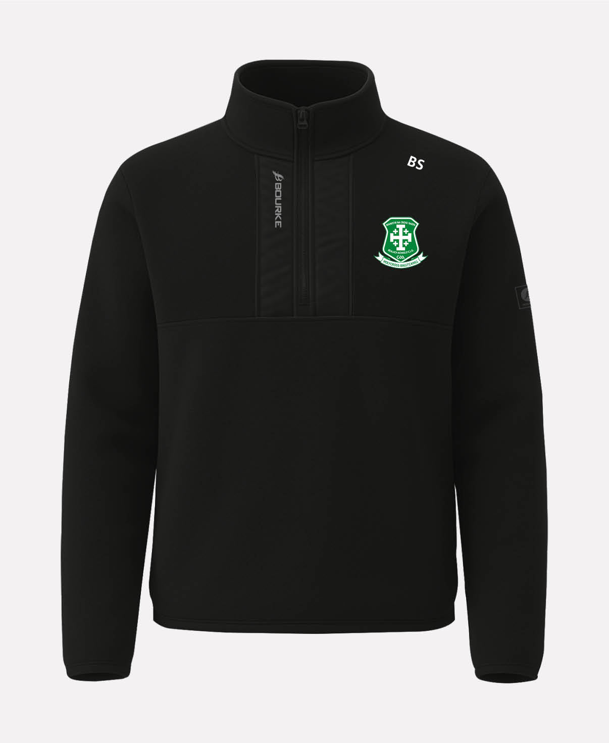 Holycross Ballycahill GAA TEASRA Half Zip Fleece (Black)