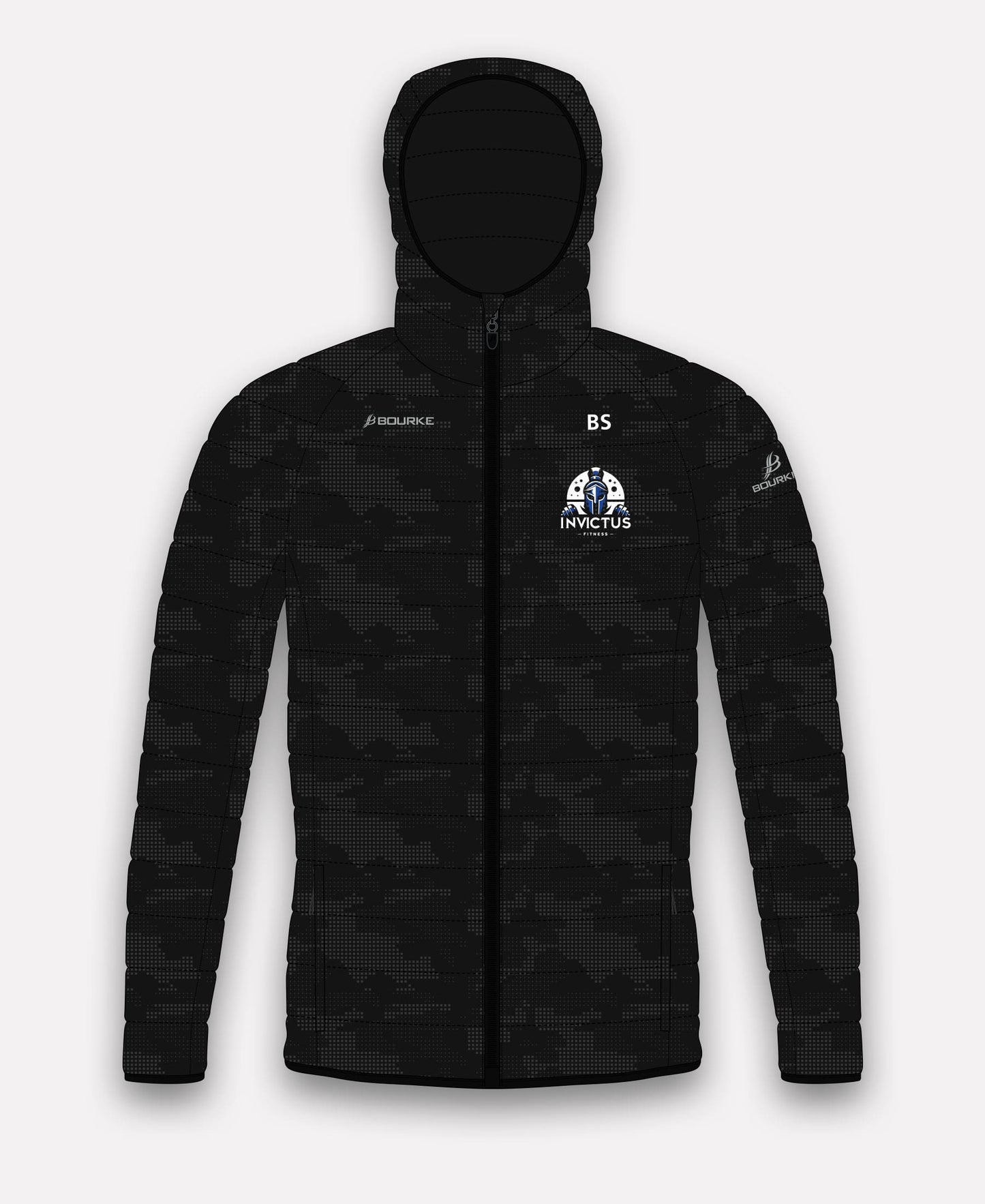 Invictus Gym Reflective Camo Jacket (Black)