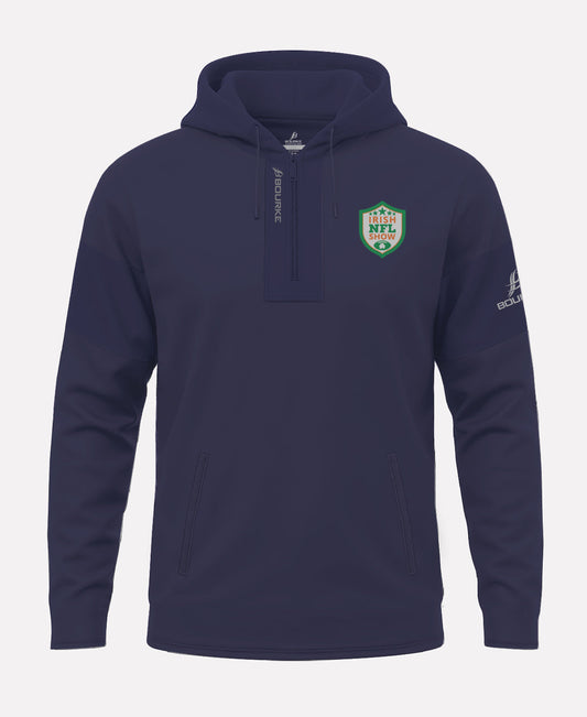 Irish NFL Show TEASRA Half Zip Hoodie (Navy)