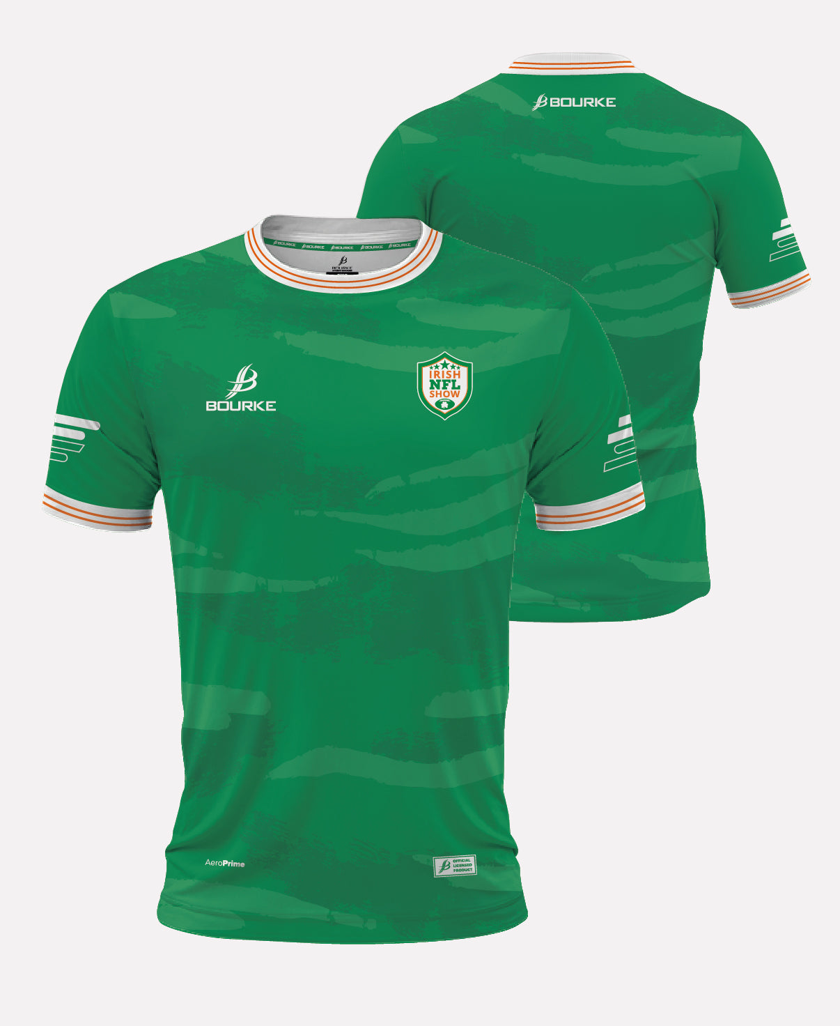 Irish NFL Show THE BRUSH Jersey (Green/White)