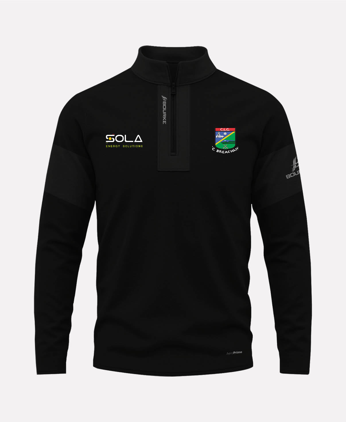 JK Brackens GAA TEASRA Half Zip (Black)