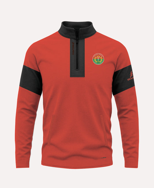 John Mitchels GAA TEASRA Half Zip (Black/Red)