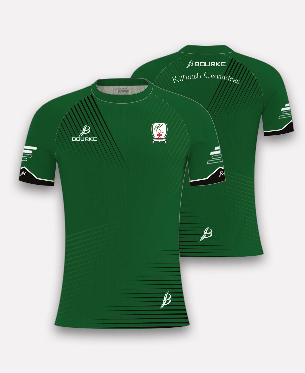 Kilfrush Crusaders FC Training Jersey (Green/Black)
