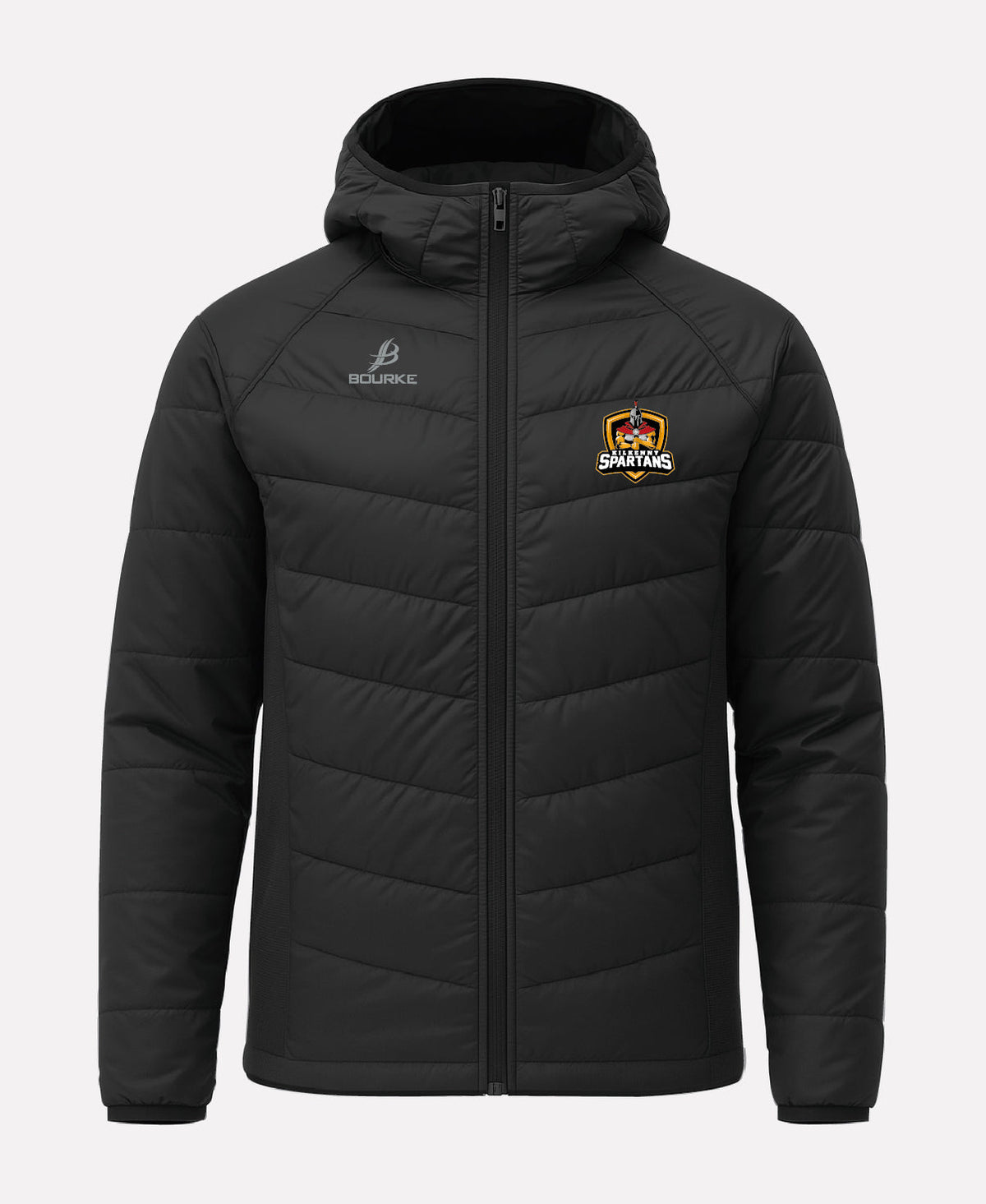 Kilkenny Spartans Volleyball FORTIS Hooded Jacket (Black)