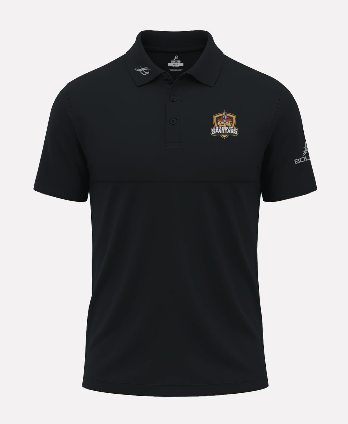 Kilkenny Spartans Volleyball FORTIS Polo Shirt (Black)