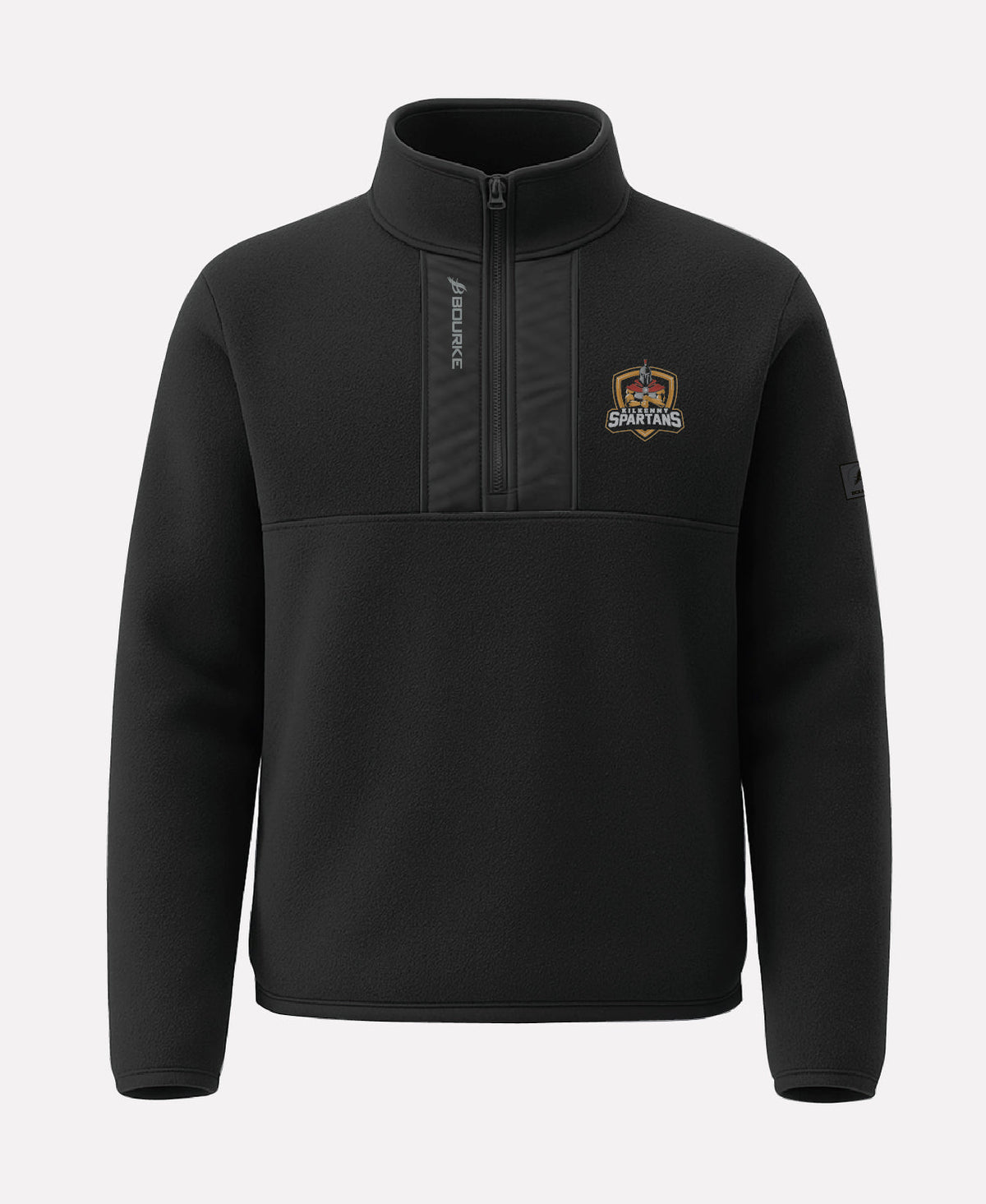 Kilkenny Spartans Volleyball TEASRA Half Zip Fleece (Black)