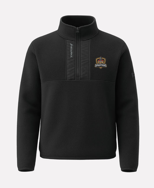 Kilkenny Spartans Volleyball TEASRA Half Zip Fleece (Black)