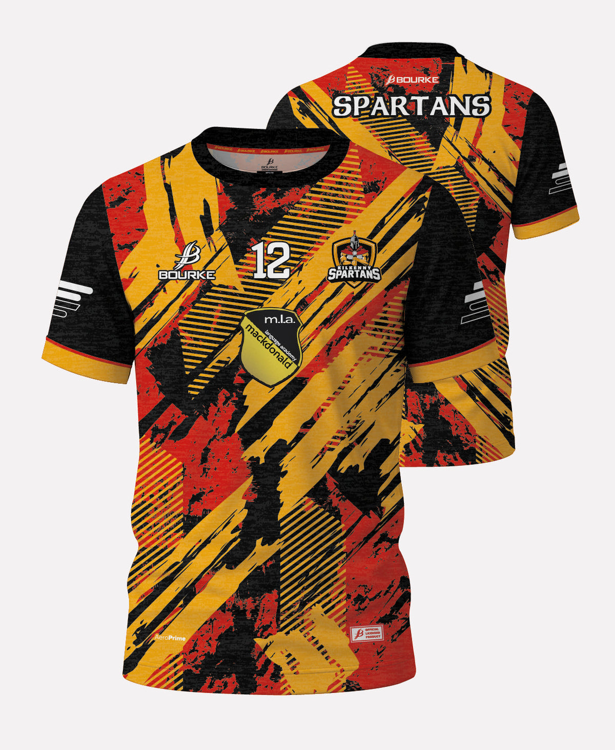 Kilkenny Spartans Volleyball Jersey (Amber)