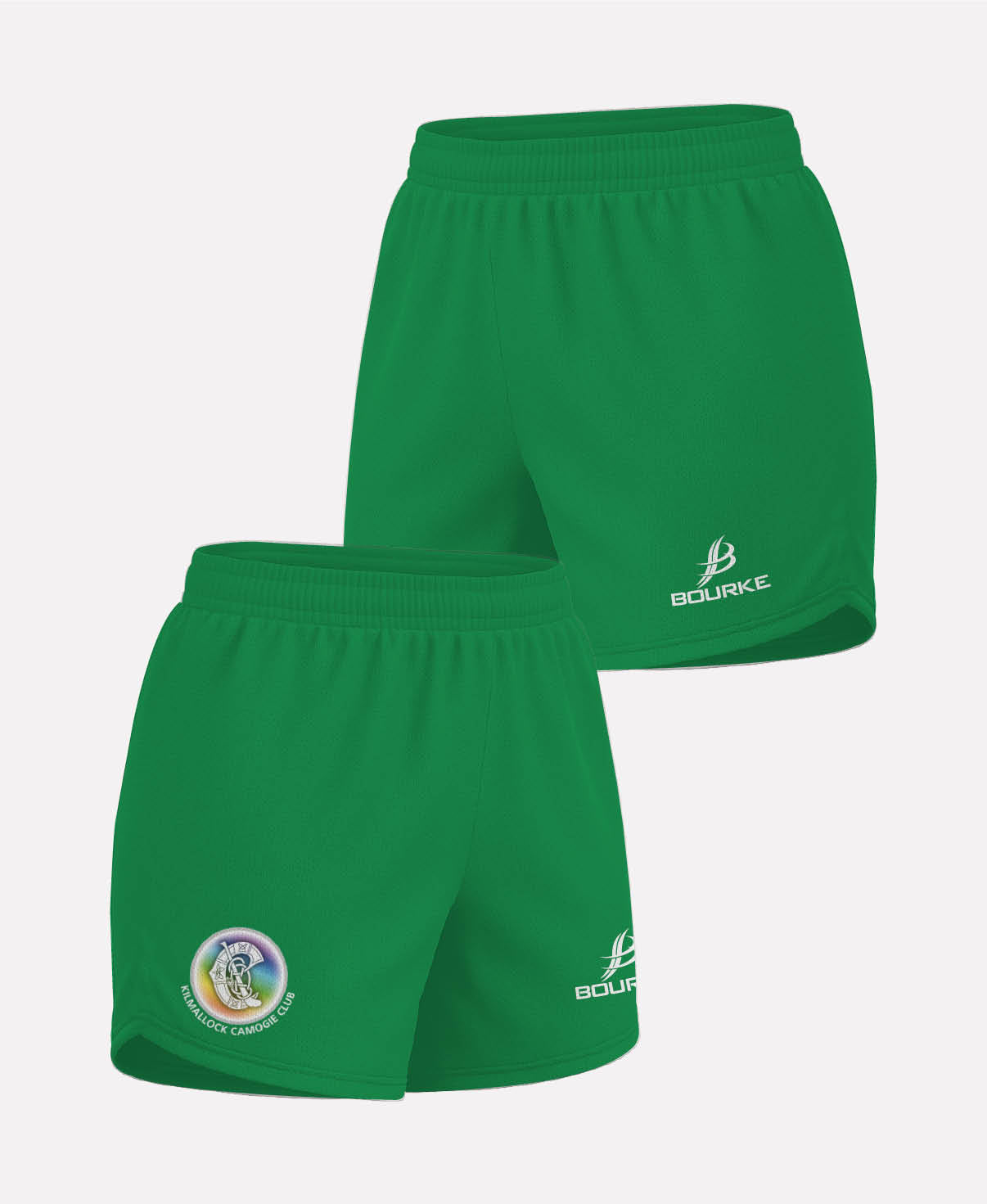 Kilmallock Camogie Womens Shorts (Green)