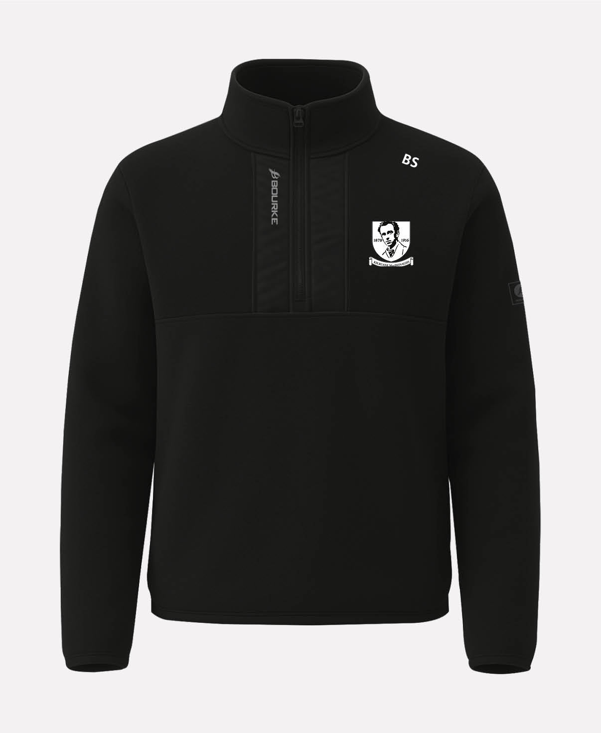 Kilruane MacDonaghs GAA TEASRA Half Zip Fleece (Black)
