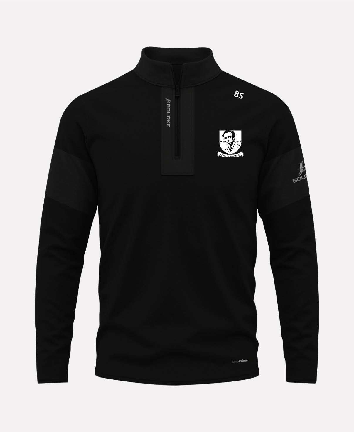 Kilruane MacDonaghs GAA TEASRA Half Zip (Black)
