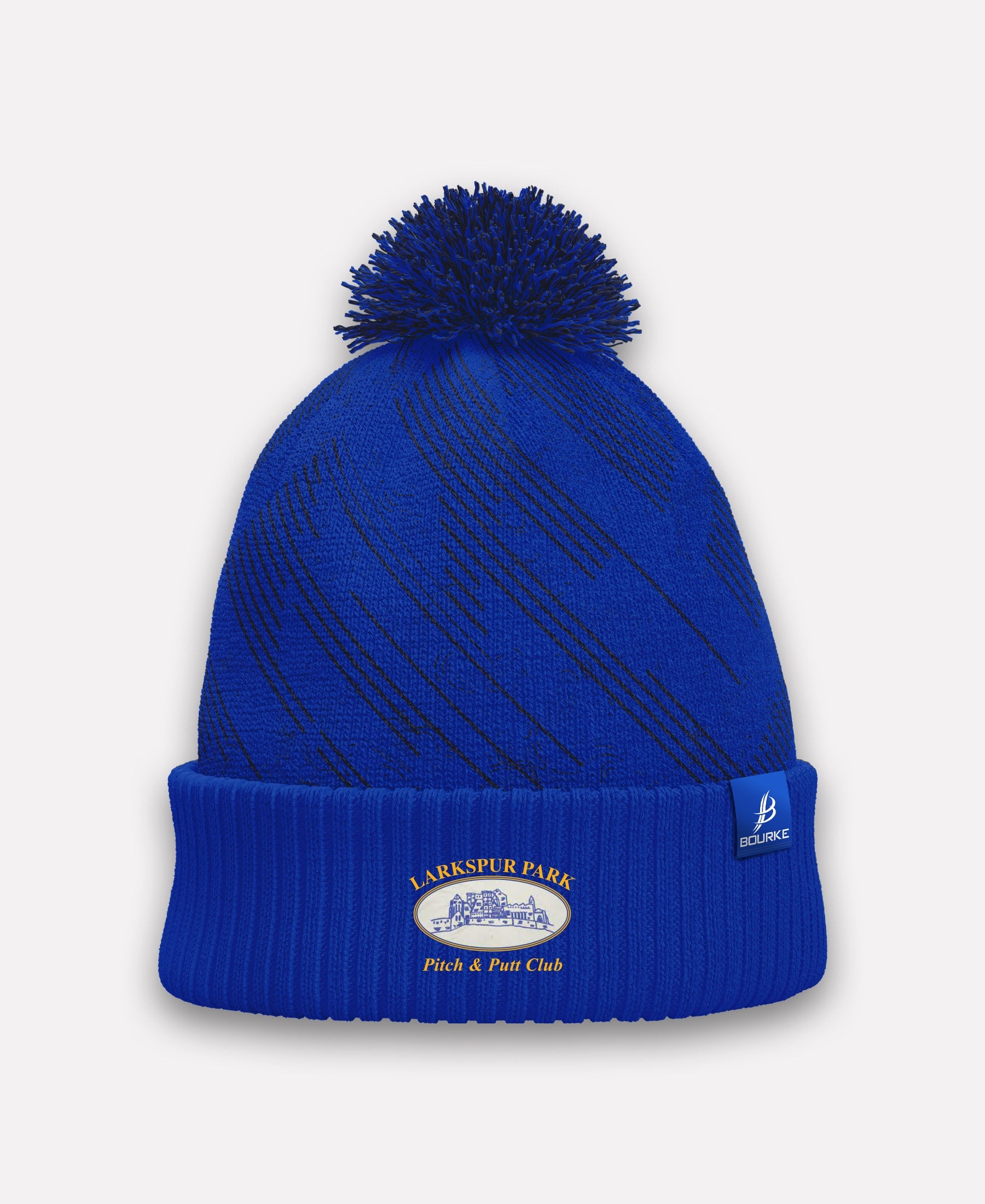 Larkspur Pitch & Putt BARR Bobble Hat (Navy/blue)
