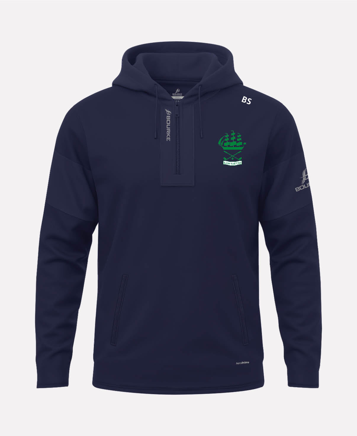 Larne Golf Club TEASRA Half Zip Hoodie (Navy)