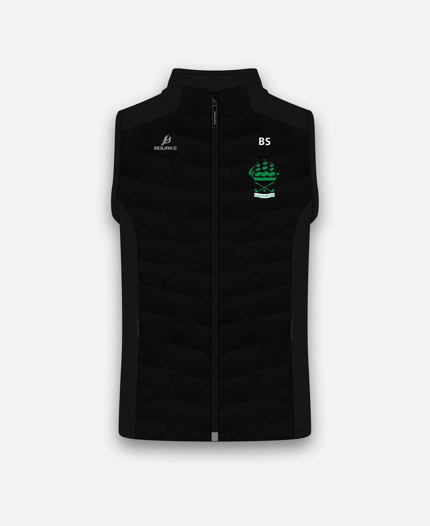 Larne Golf Club Croga Hybrid Gilet (Black)