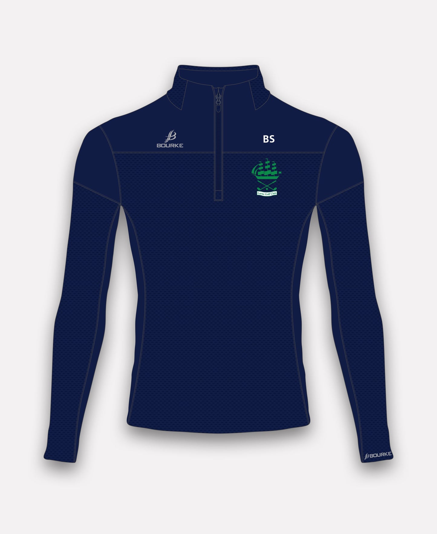 Larne Golf Club TACA Half Zip ( Navy)