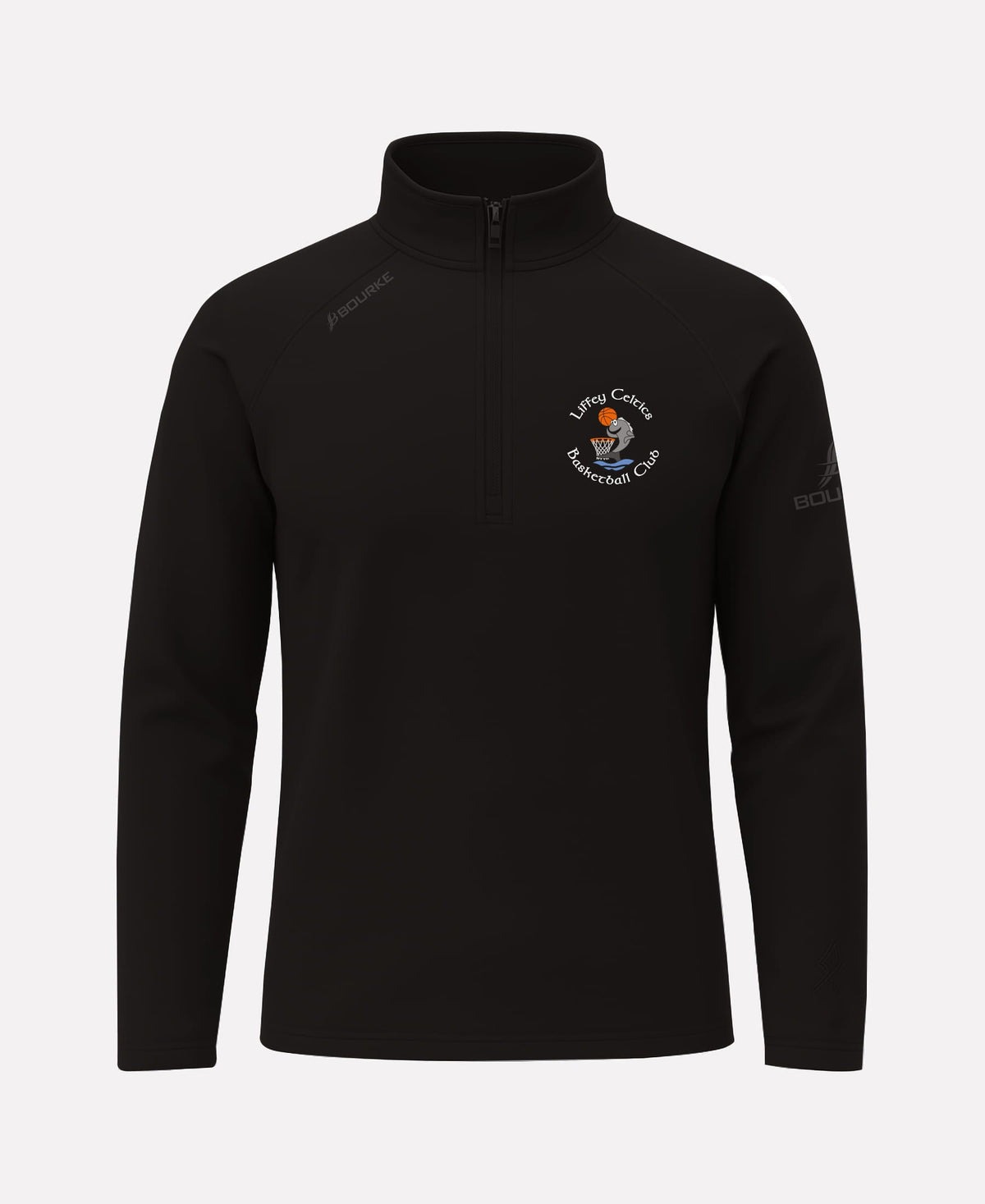 Liffey Celtics CORE Half Zip (Black)