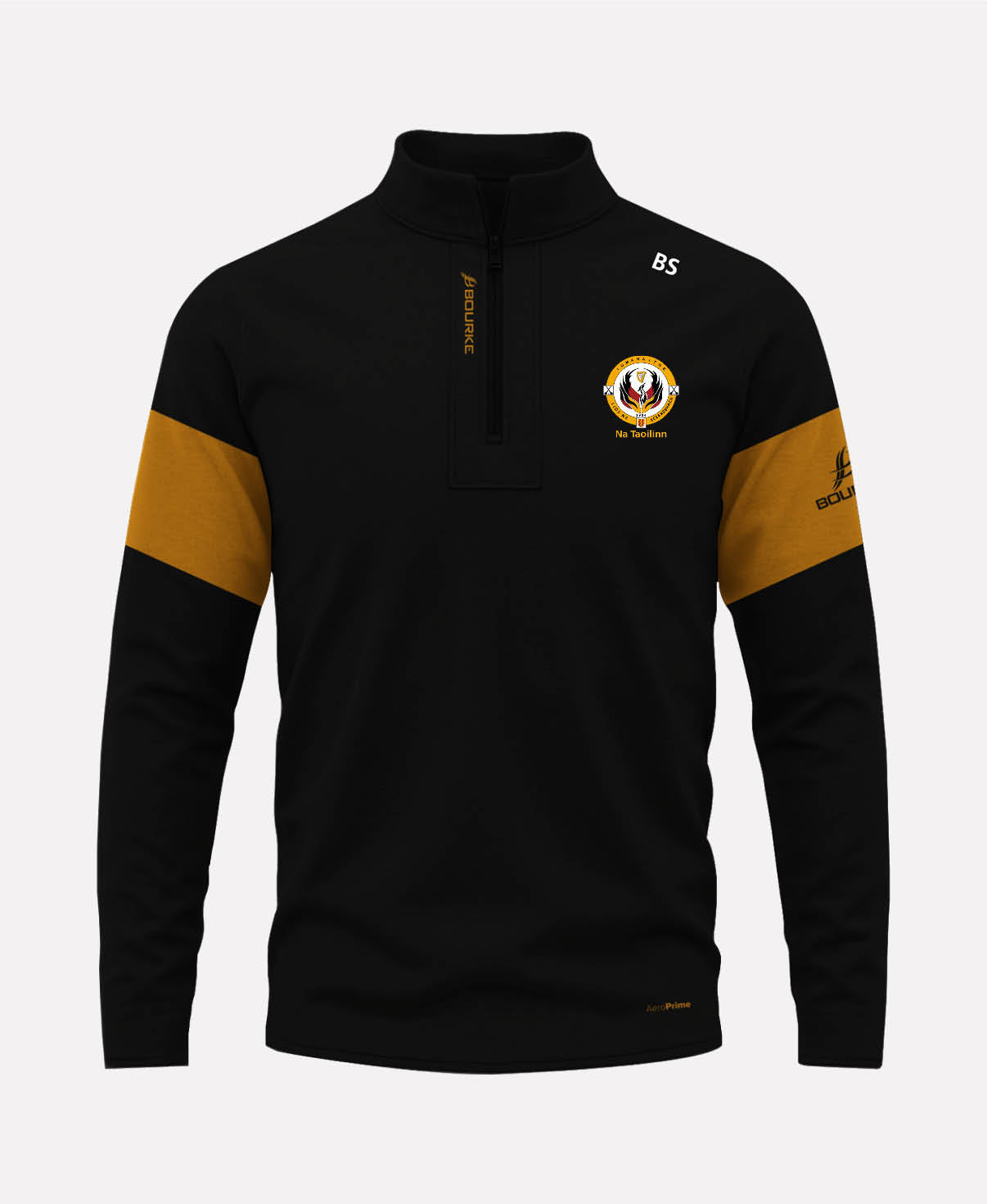 Lisburn Social Hurling TEASRA Half Zip (Black/Amber)