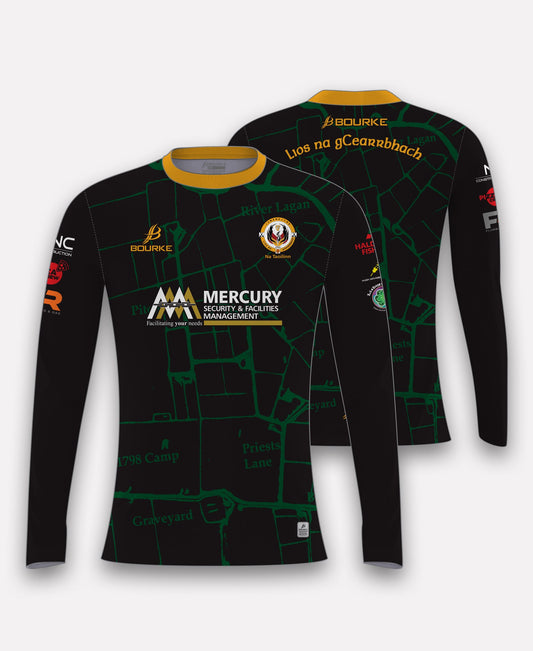 Lisburn Social Hurling Warm Up Crew Neck (Black/Green/Amber)