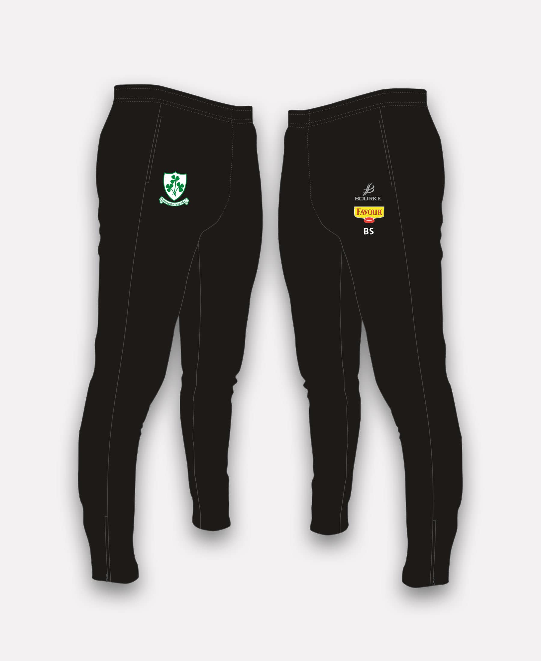 Loughgiel Shamrocks BARR Skinny Pants (Black)