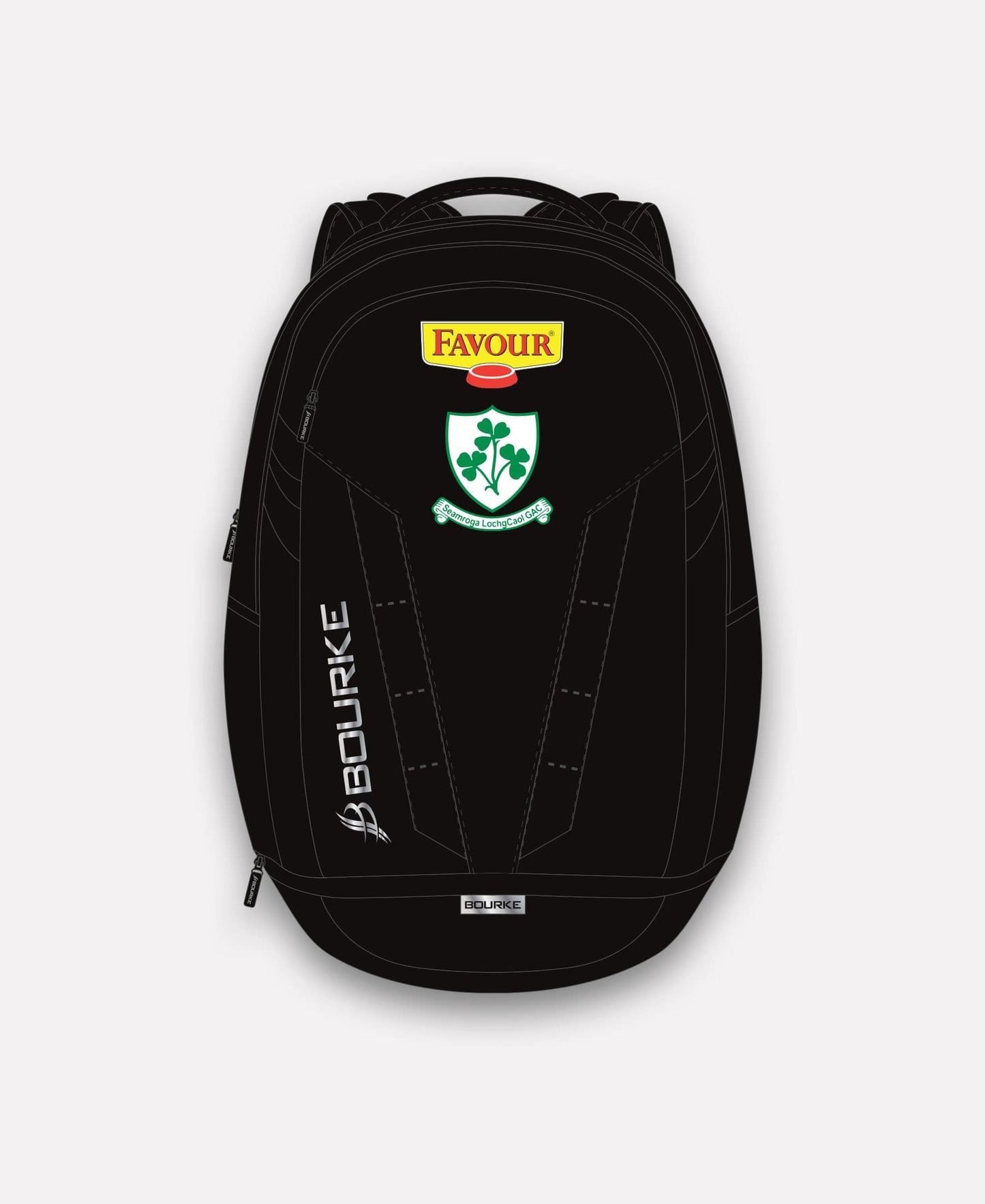 Loughgiel Shamrocks CROGA Backpack (Black)