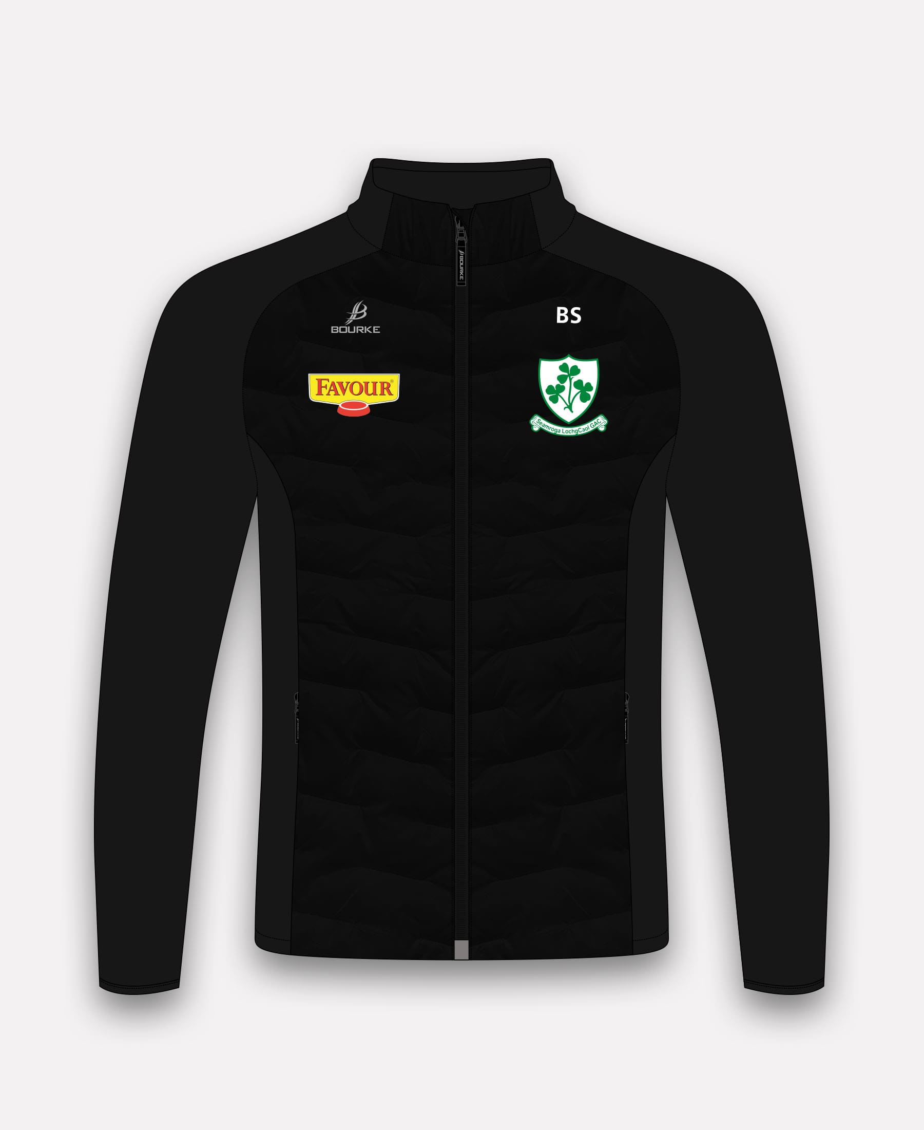 Loughgiel Shamrocks Croga Hybrid Jacket (Black)