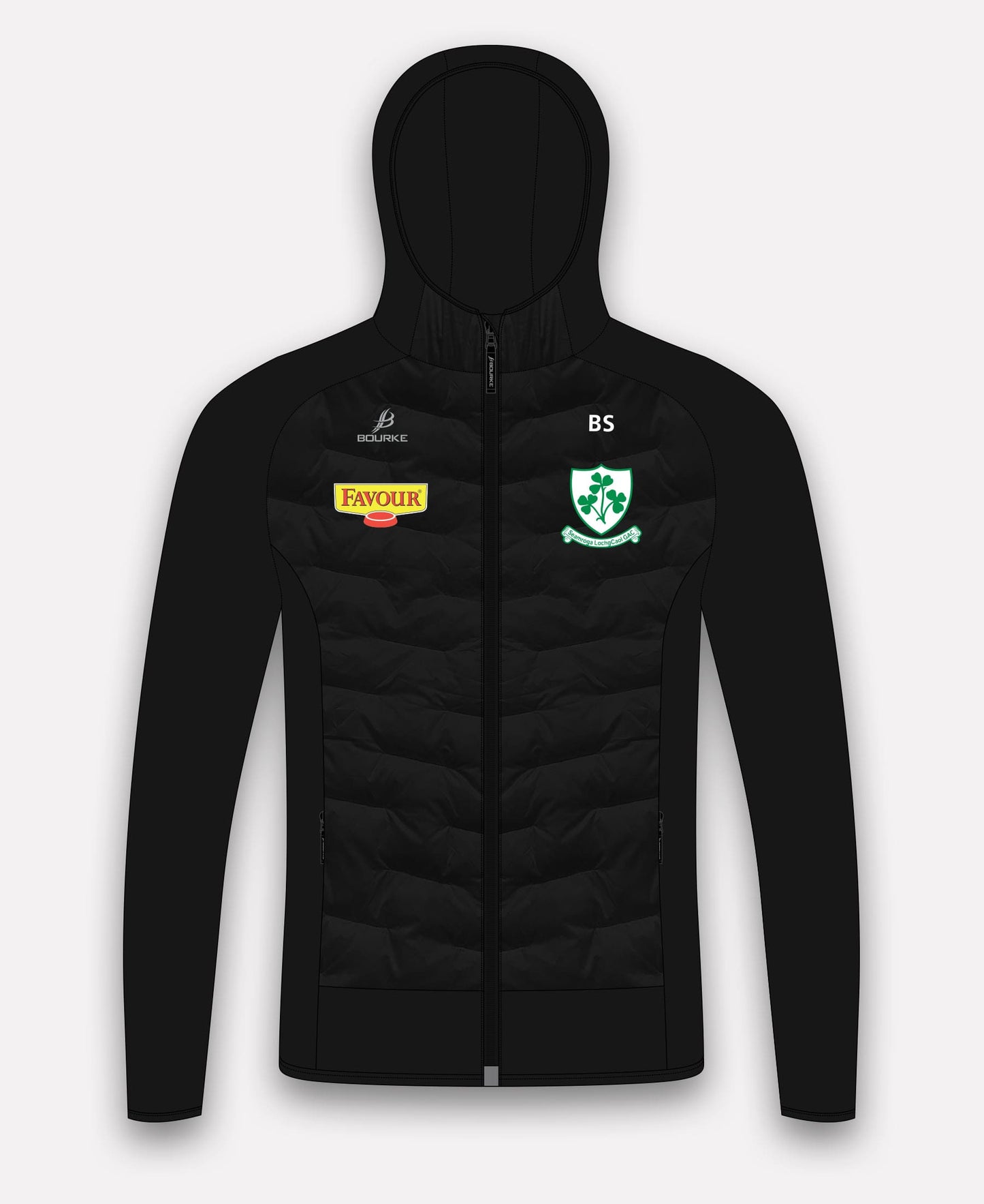 Loughgiel Shamrocks Croga Ladies Hybrid Jacket (Black)