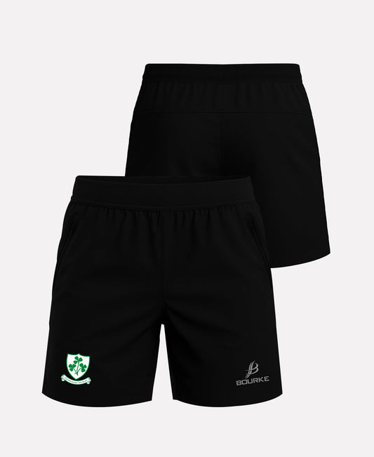 Loughgiel Shamrocks FORTIS Gym Shorts (Black)