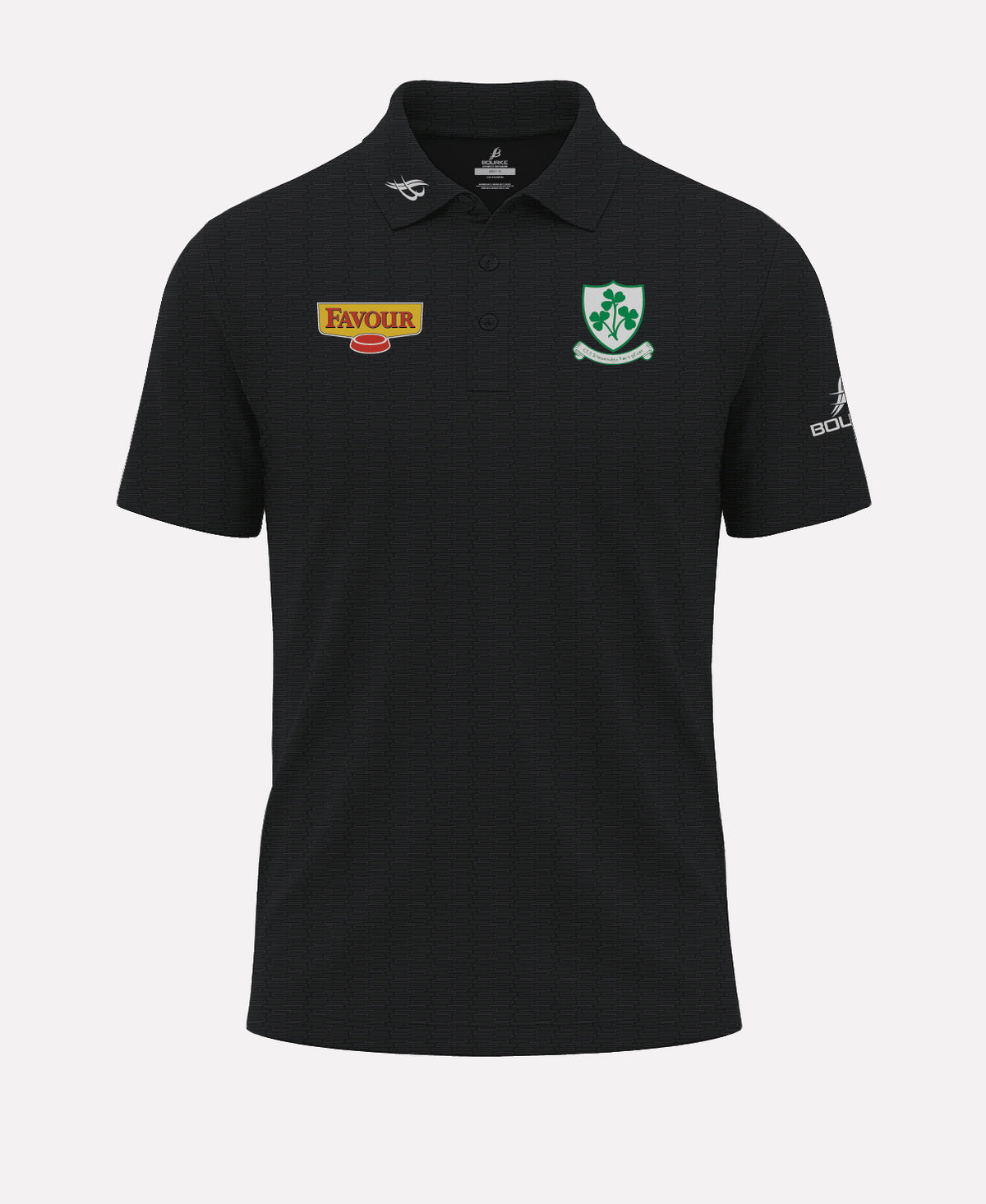 Loughgiel Shamrocks SORA Polo Shirt (Black)