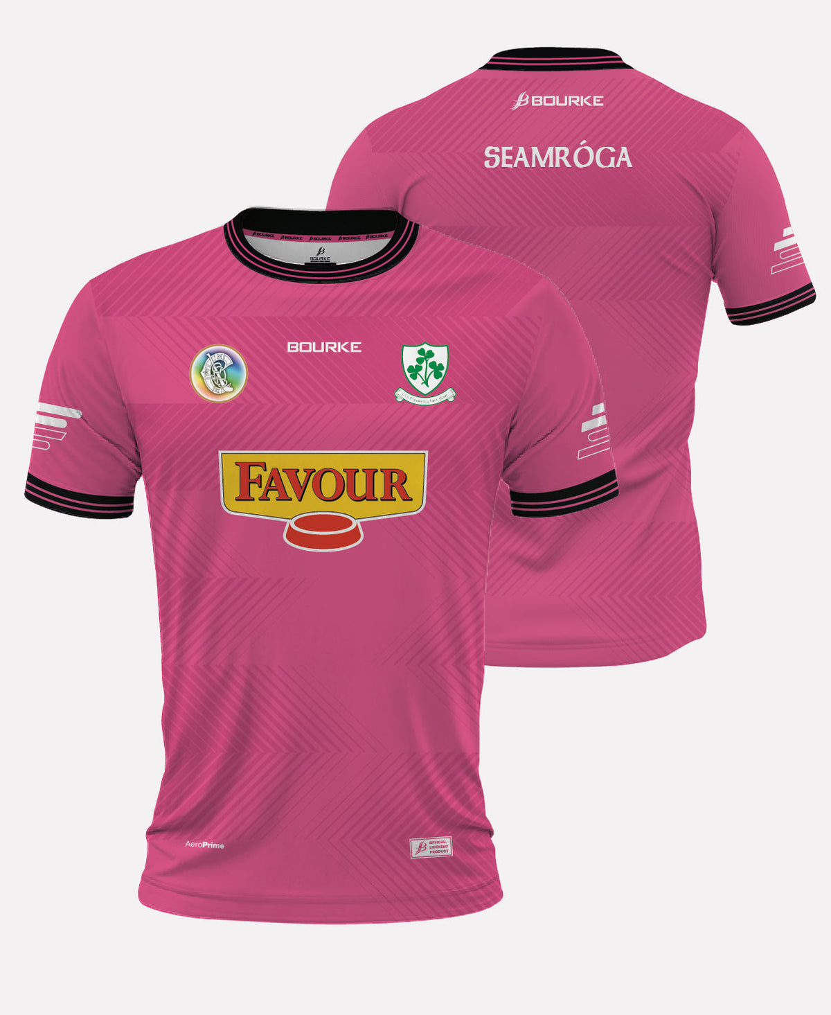 Loughgiel Shamrocks Training Camogie Jersey 26/27 (Pink)