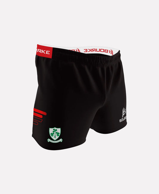 Loughgiel Shamrocks Flex Shorts (Black/Red)