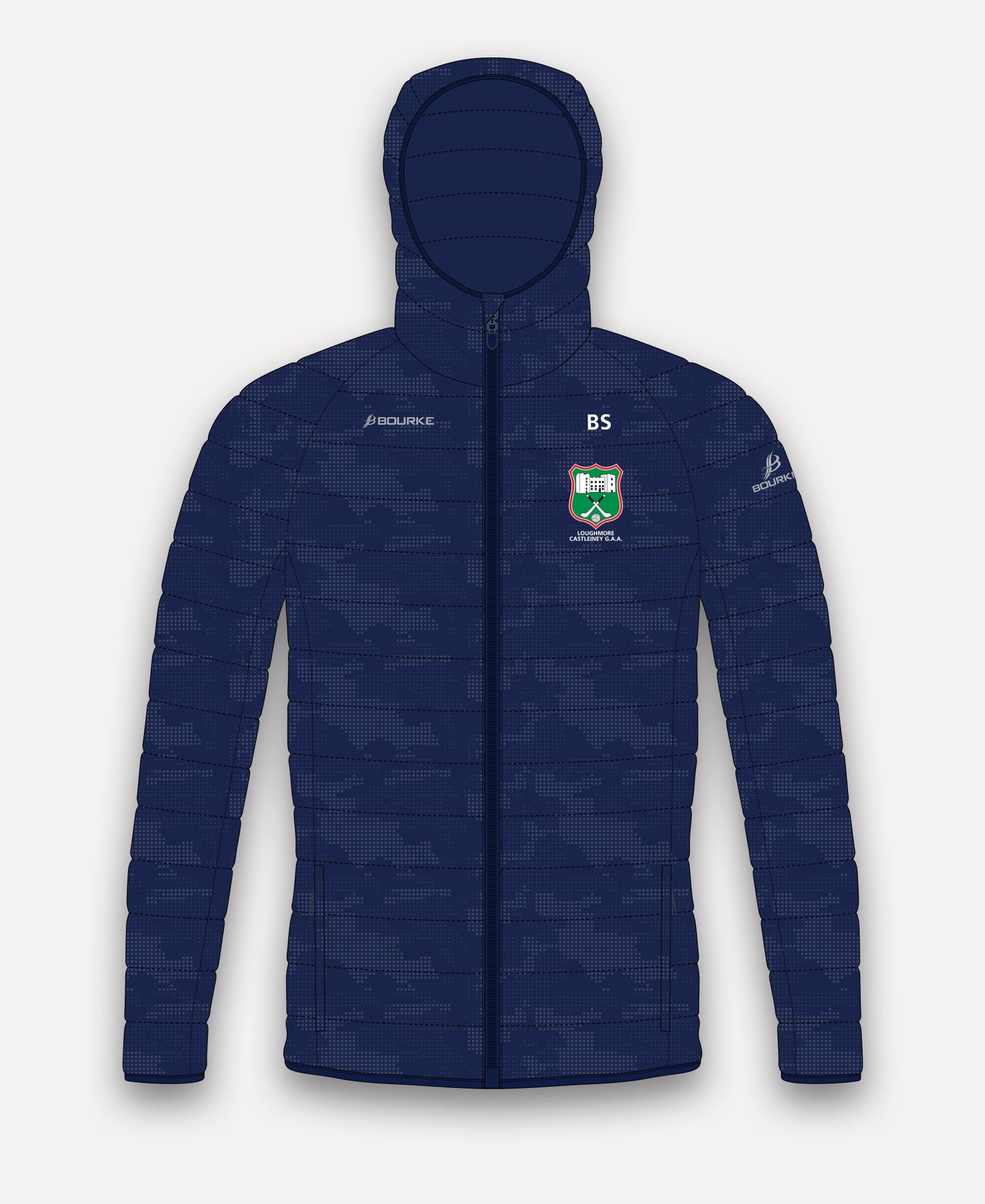 Loughmore Castleiney GAA Reflective Camo Jacket (Navy)