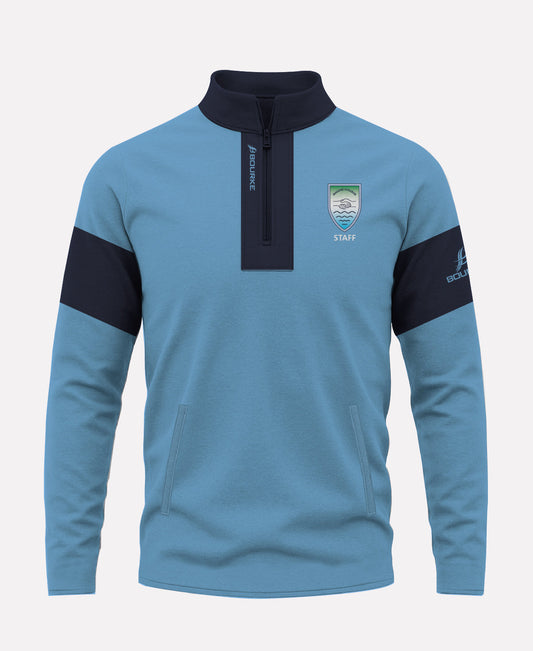 Malone College Belfast STAFF TEASRA Half Zip (Navy/Sky)